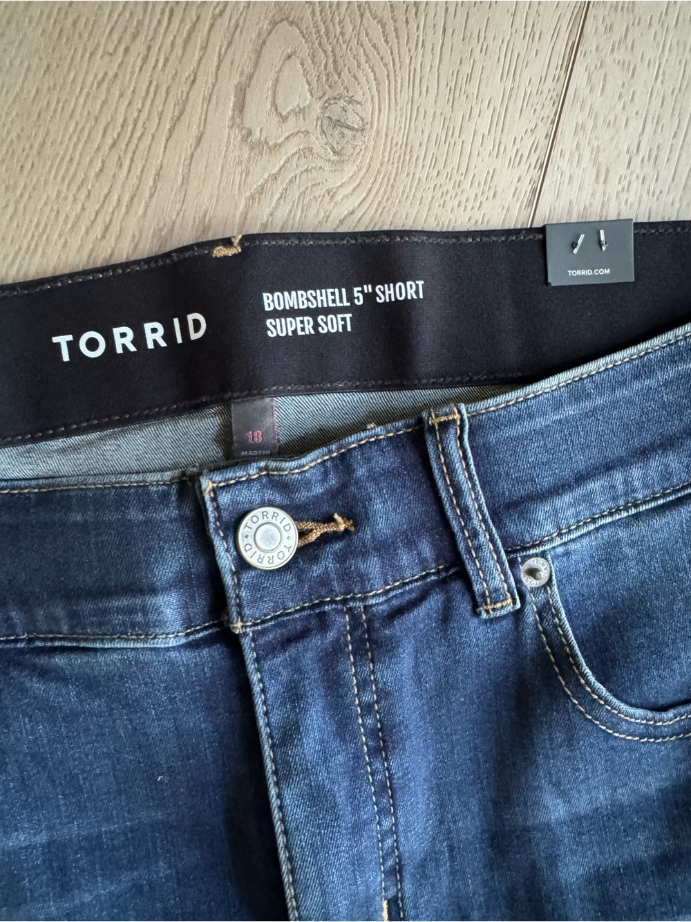 Torrid Bombshell Super Soft Jean Shorts